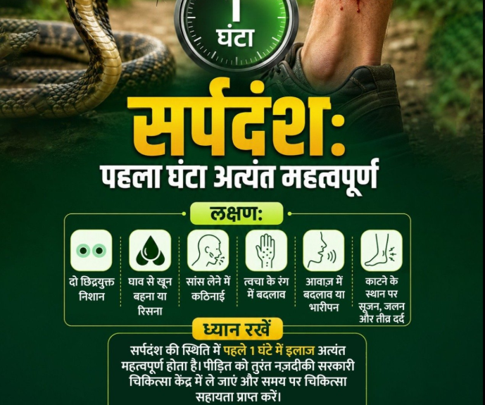 First hours of snakebite is critical