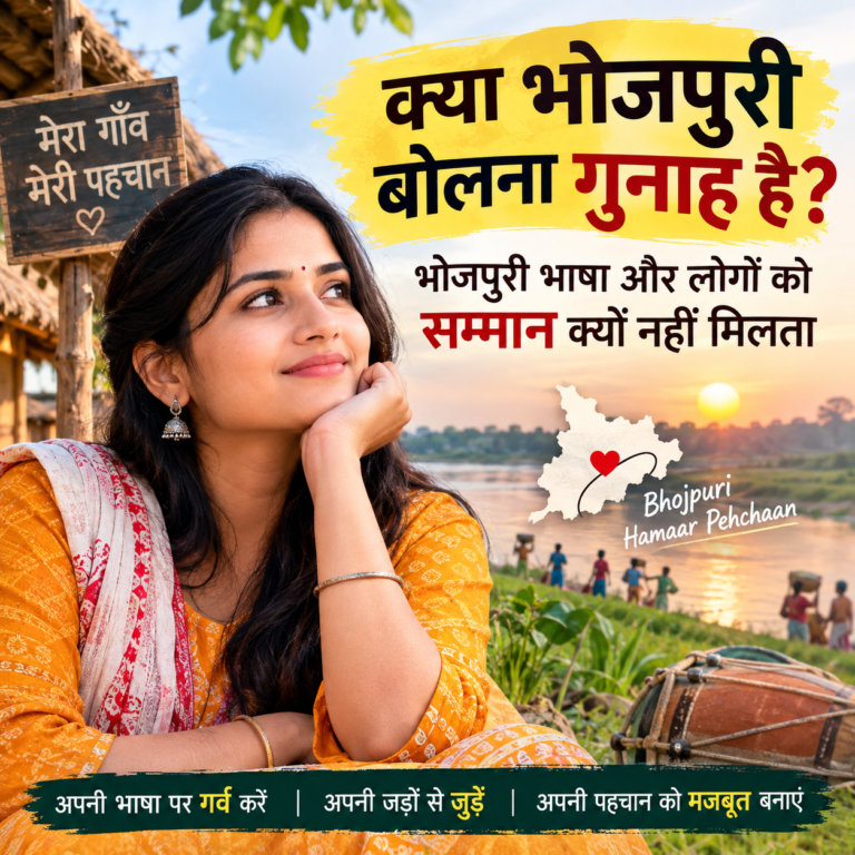 kya bhojpuri bolna gunah hai